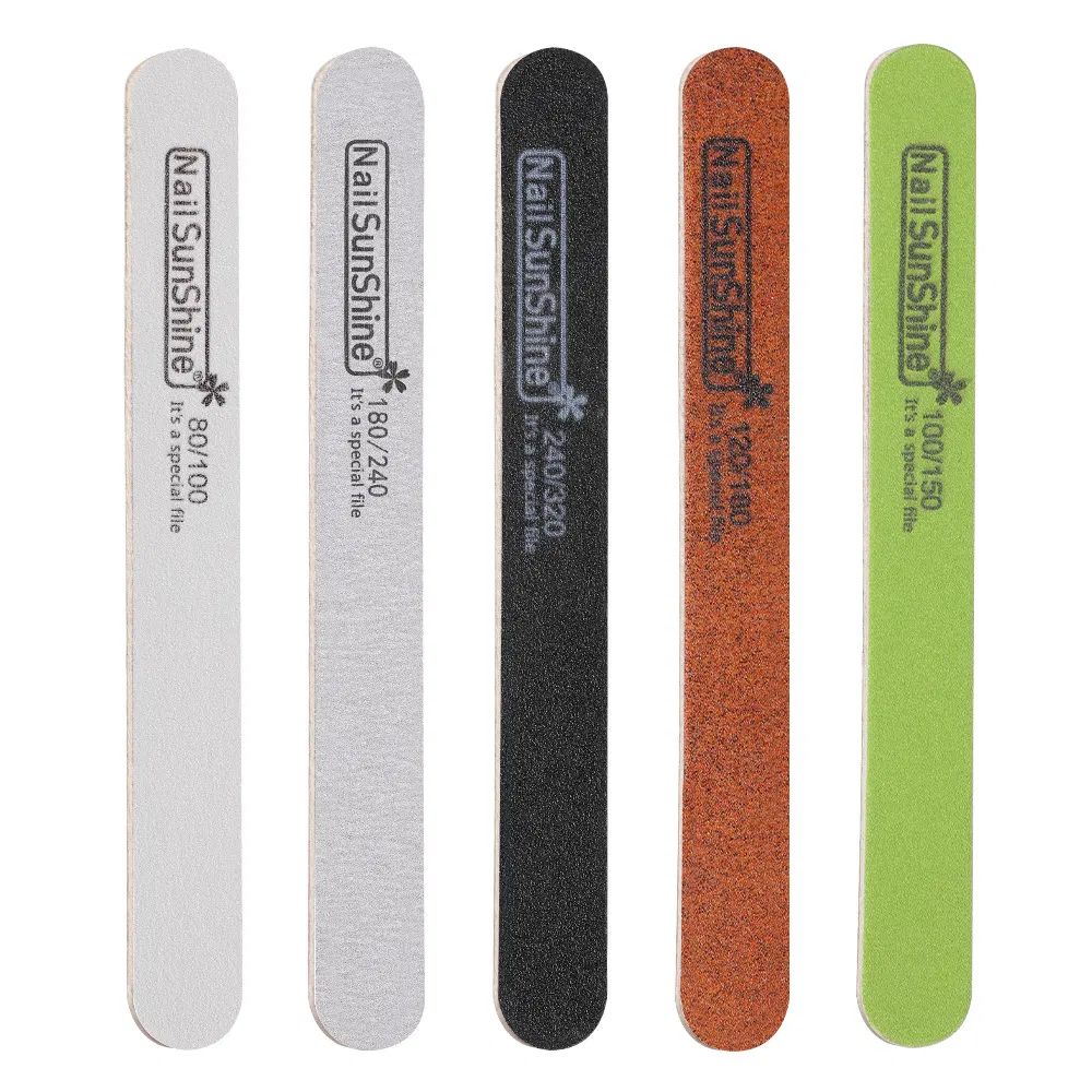 2024 The Most Popular Multi-Colored Rectangular Sponge Nail Rub Strip