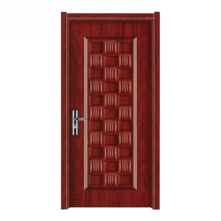 High Quality Simple Apartment House Wood Steel Armored Doors