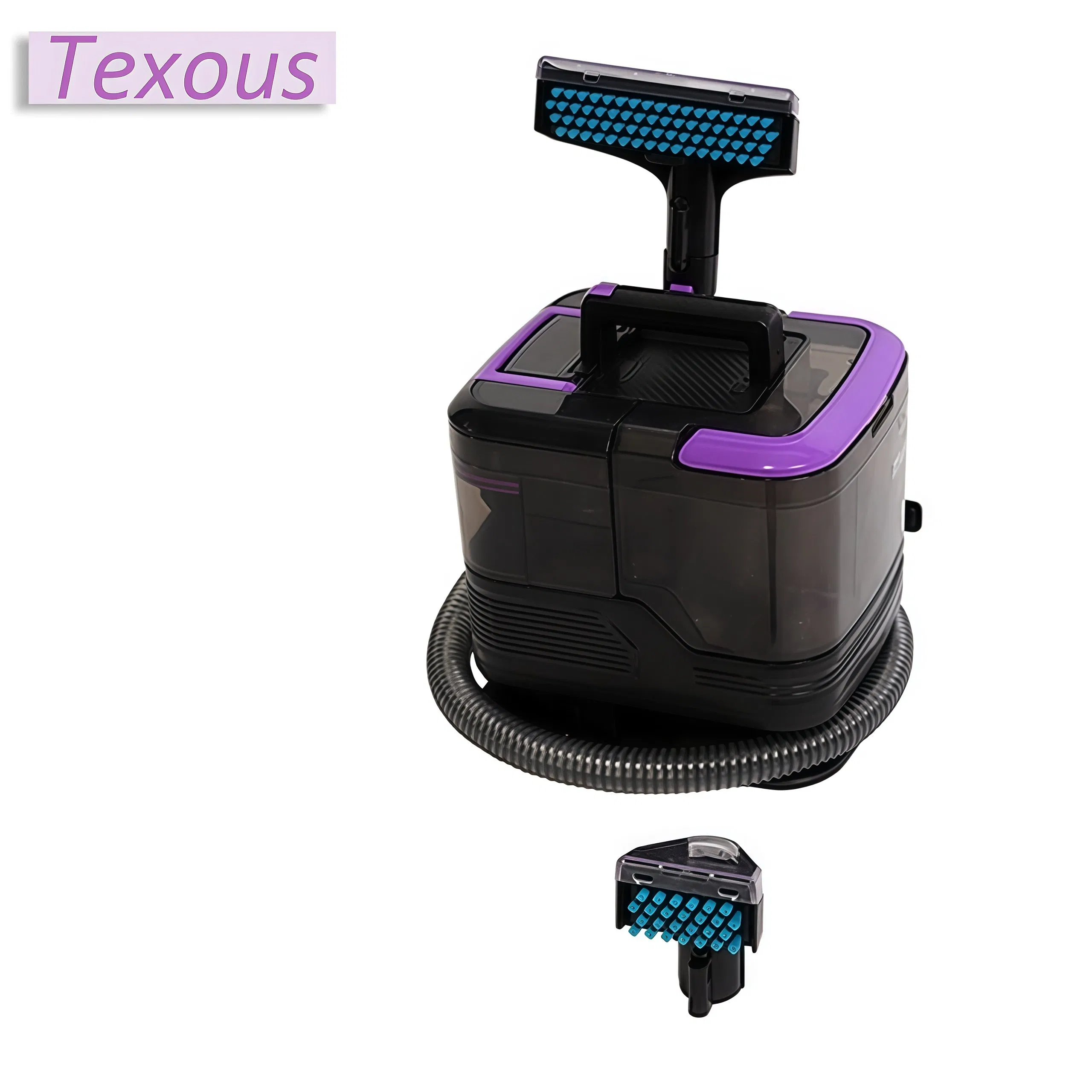 Electric 450W Vacuum Fabric Cleaner- Handheld Dry Wet for Car & Home Upholstery Stain Care