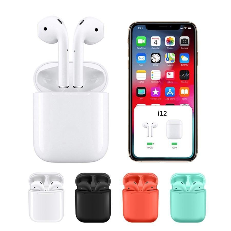 Беспроводные наушники Bluetooth i12