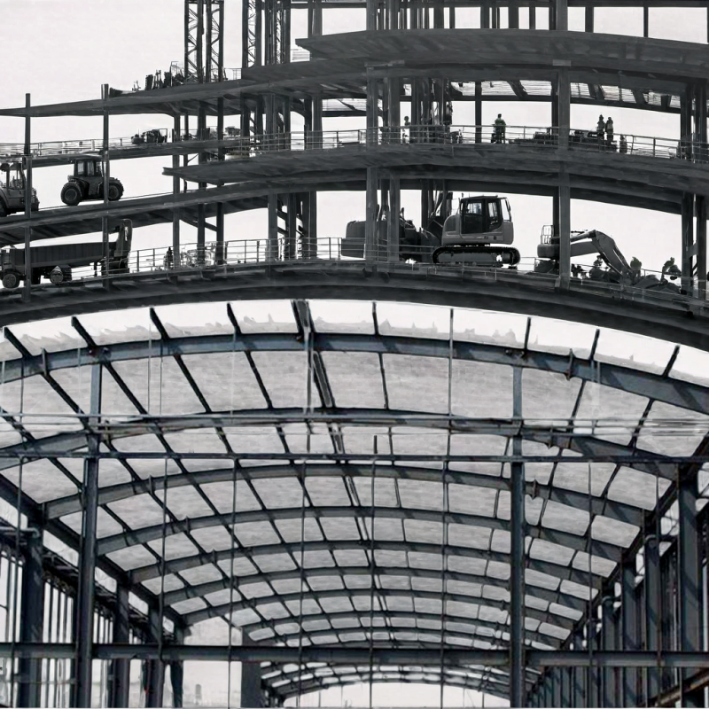 Fabricated Indoor/Outdoor Wrought Iron Spiral Stairs Galvanized Steel Metal Staircase