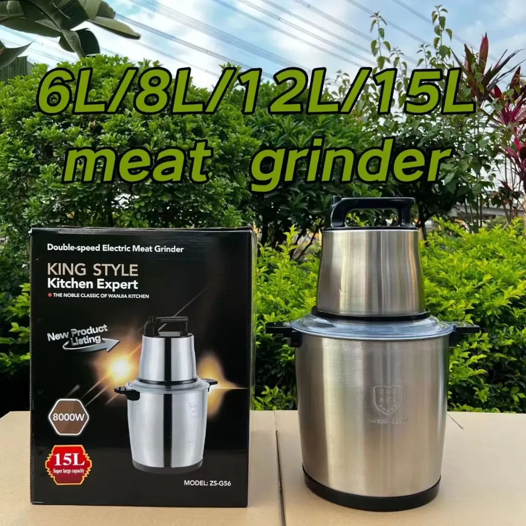 15L 12L King Style Royal Family Yam Pounder Electric Meat Grinder Fufu Pounding Machine Fufu Blender Electric Fufu Yam Grinder 12L Electric Grinder