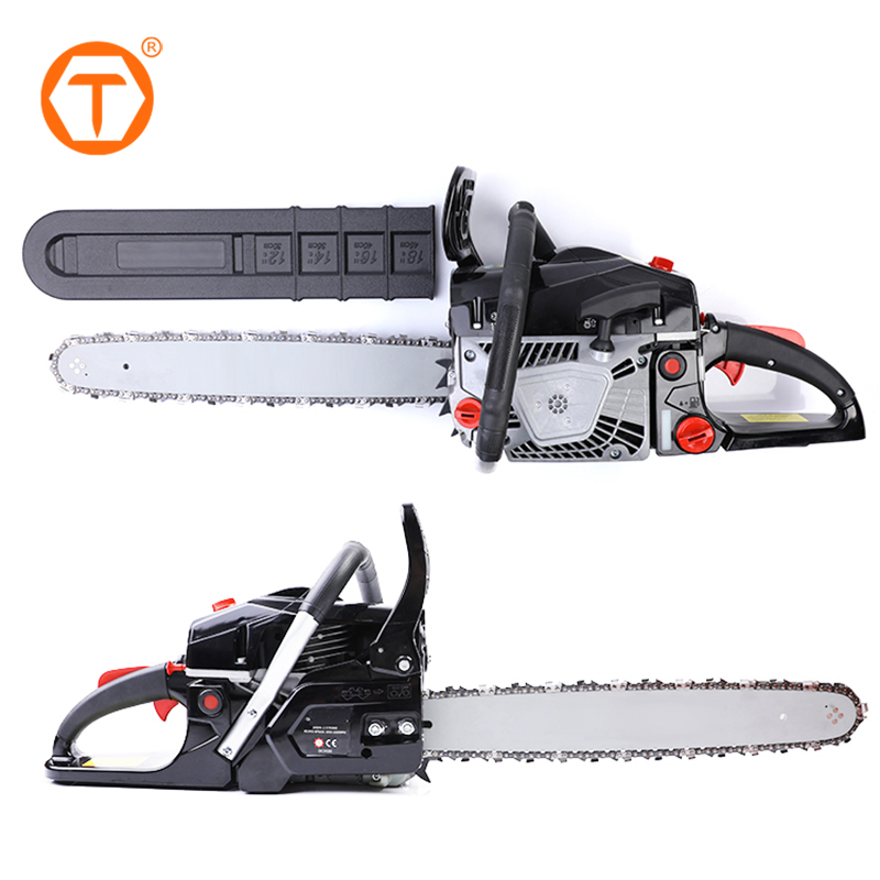 Gasoline 52cc Best Gasoline Chainsaw Professional 18" Long Chain Petrol Chain Saw Wood Cutting Machine
