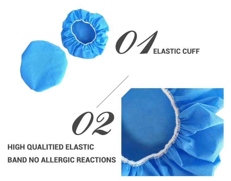 Bouffant Cap SMS20g 21' Disposable Surgical Nurse Cap for Hospital Workshop Use