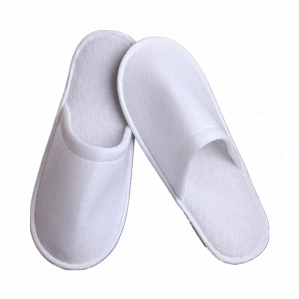 Hotel Slippers Custom Disposable Convenient Thick Bottom Plush Floor SPA Slippers Environmentally Odorless Slippers for Hotel