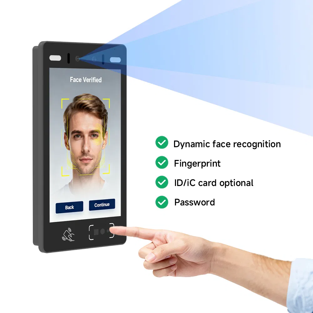 Suntek Free Sdk Facial Recognition Employee Time Attendance System Biometric Fingerprint Time Clock WiFi Access Control