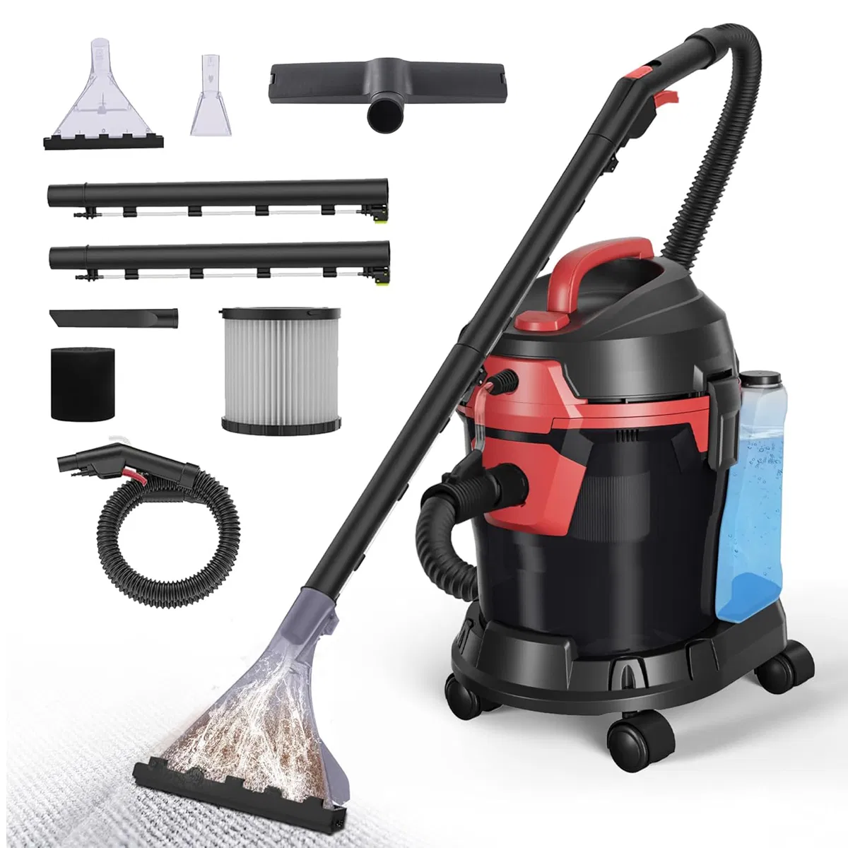 Compact Sofa Cleaning Machine with Powerful Carpet Vacuuming Features