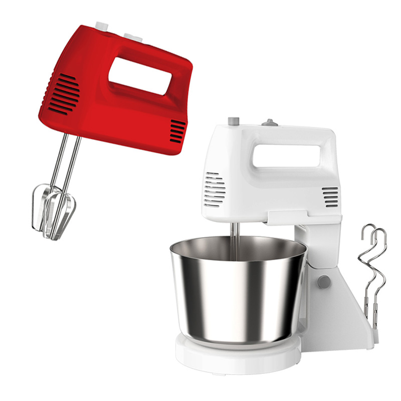 100W 7 Speeds Electric Hand Mixer with Hook and Beater Hand Mixer Egg Cake Beater Dough Hand Mixer