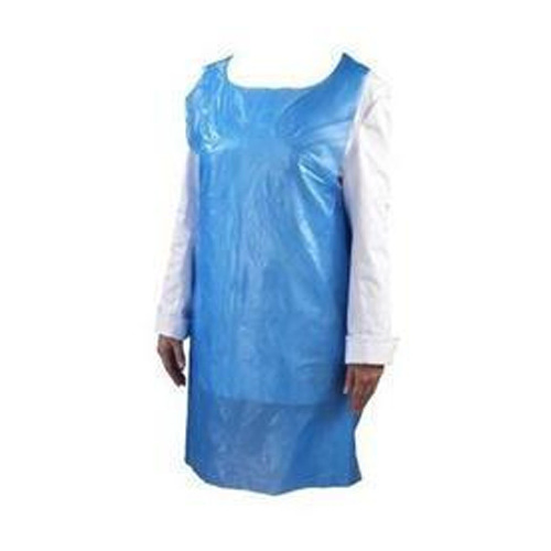 Durable Very Strong No Sleeves Disposable HDPE LDPE Plastic PE Apron for Cleaning