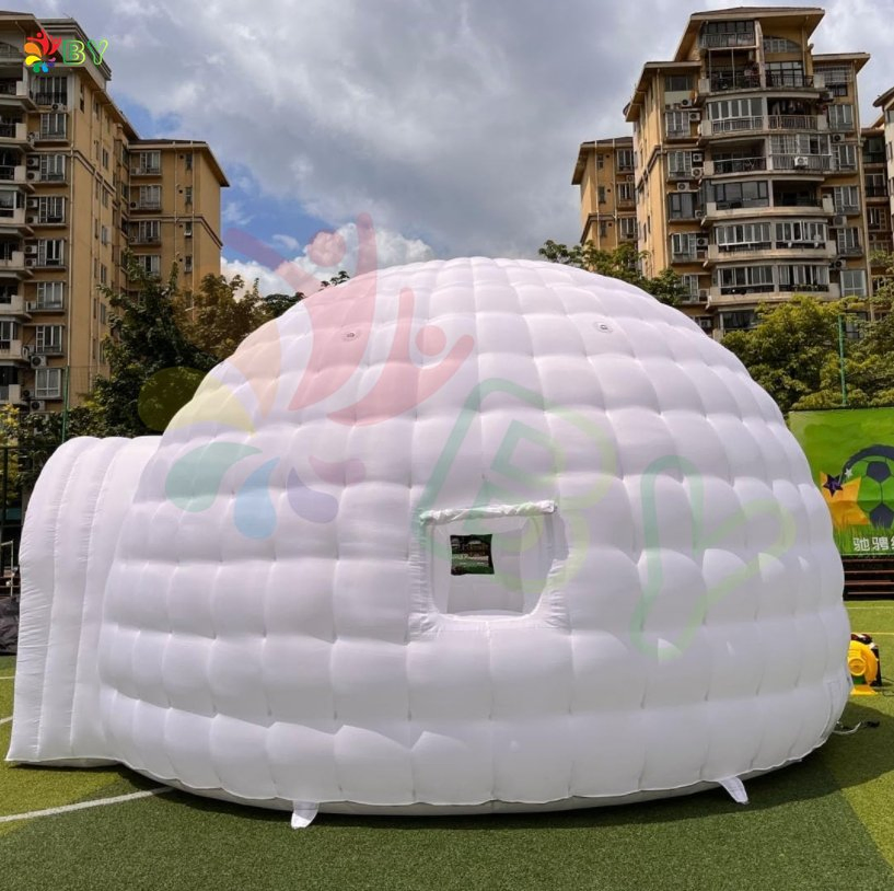 Multi Color Inflatable-Nightclub White, Inflatable-Nightclub Igloo Tent for Party