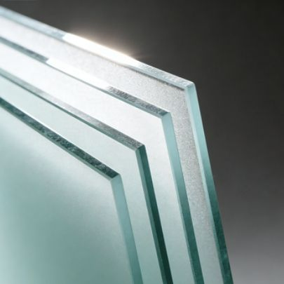 5mm Round/Square Frosted Glass for Decorative Observation Window / Translucent Display Case Accent