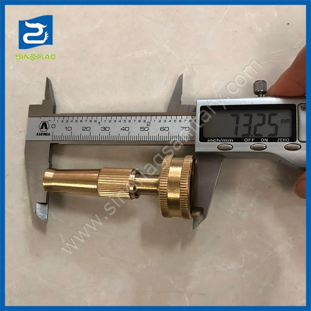 Wholesale Pipe Adapter Male Thread Fitting Spray Water Garden Hose Brass Nozzle