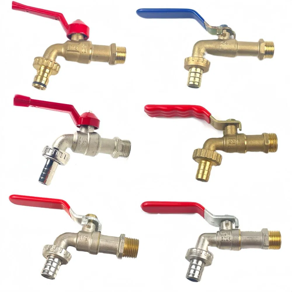 Brass Bibcock Zinc Bibcock Faucet Tap Zinc Angle Valve Ball Valve Check Valve Gardeb Tap Gas Valve