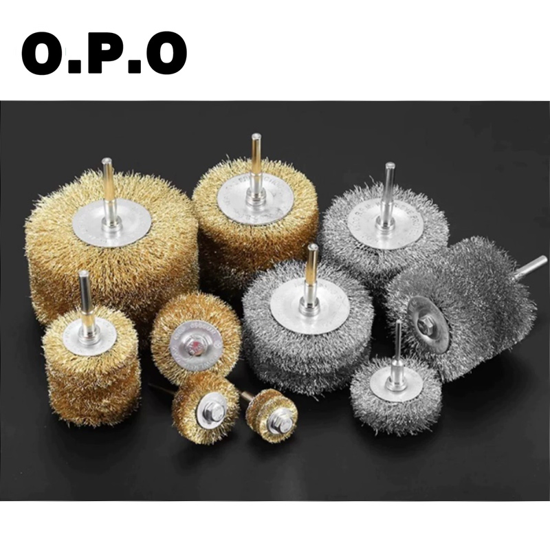Промышленная чашечная щетка для вала из нержавеющей стали и латуни