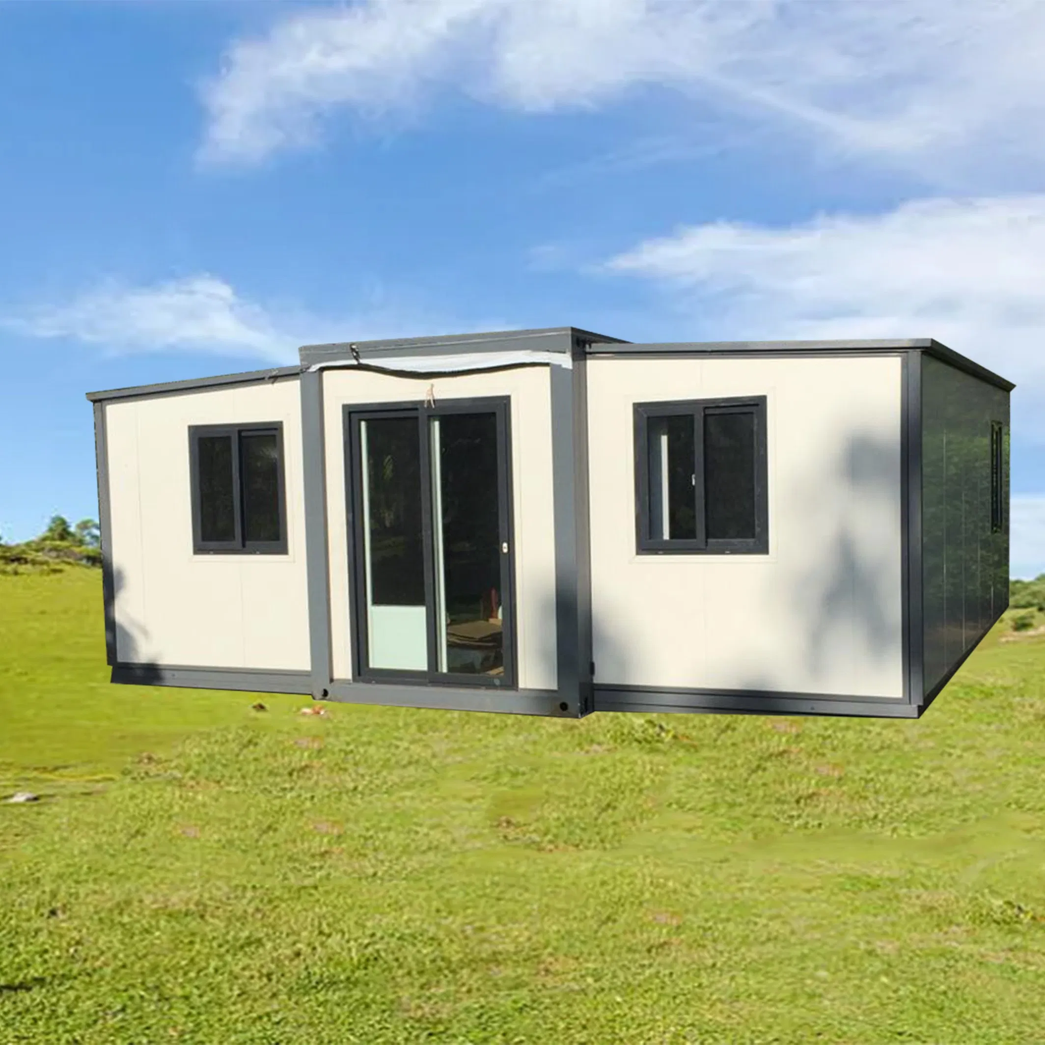 China 20/40FT Expandable Prefabricated Modular Steel Structure Portable Tiny Home Caravan Construction Villa Camp House Prefab Mobile Container House