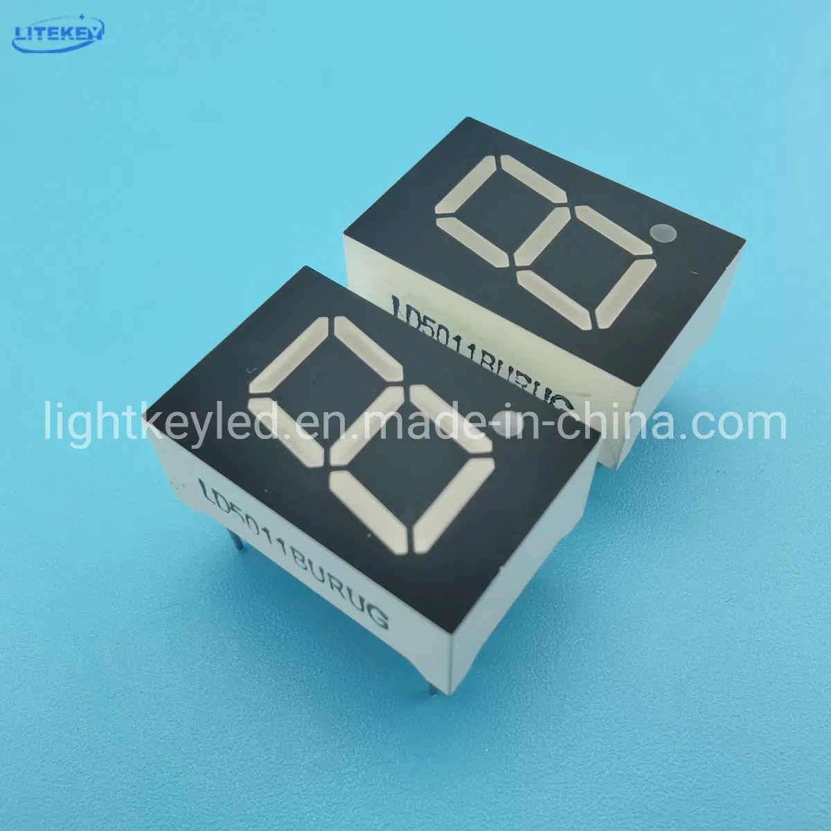 0.5 Inch Single Digit Dual Color 7 Segment LED Display with RoHS From Expert Manufacturer