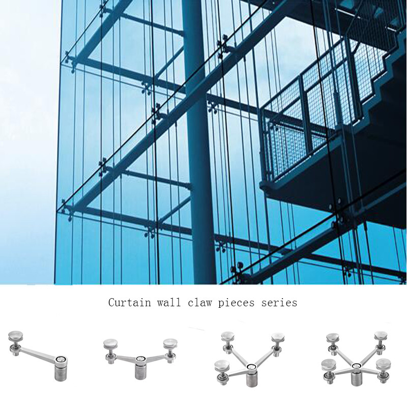 Spinner Stainless Steel Spider Clamp Fittings Glass Spider
