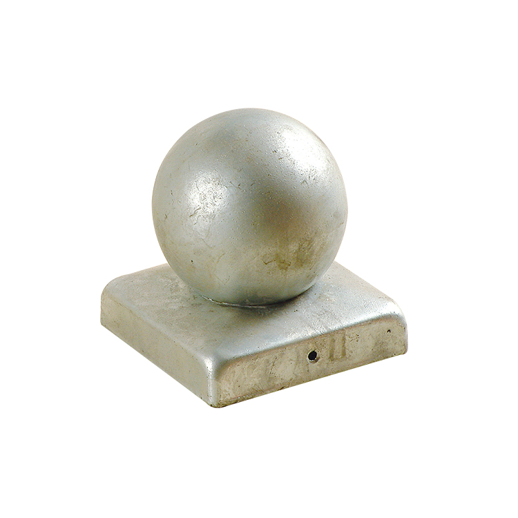 Металлический наконечник для столба с шаром