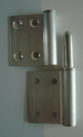 White Color with Beautiful Glass Aluminum Toilet Door (RA-G010)