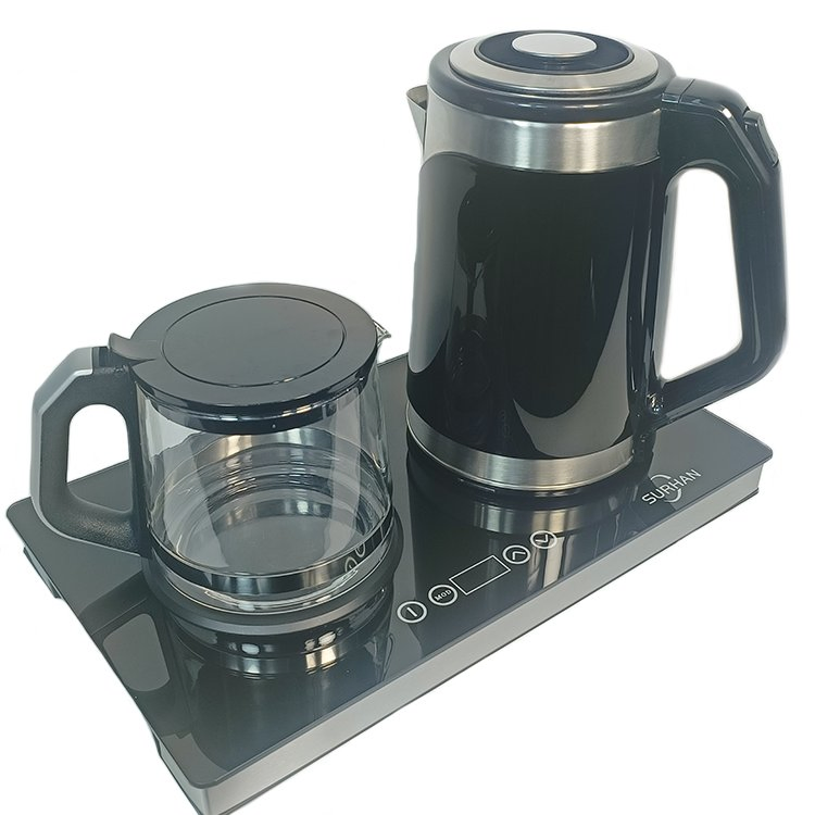 Stainless Steel Tea and Coffee Maker Digital Control Electric Turkish Tea Tray with LED Display