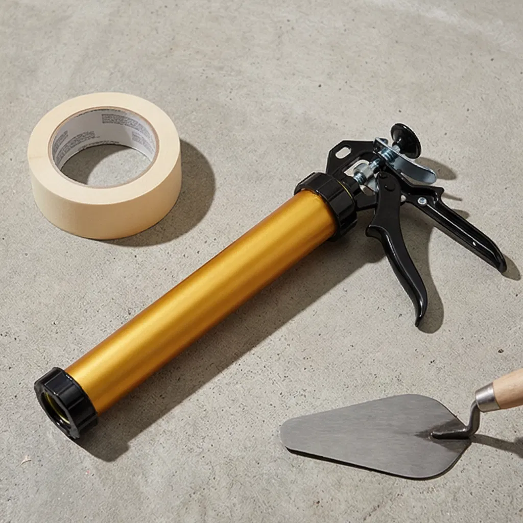 Professional Grade Caulking Gun with Ergonomic Design for Comfort