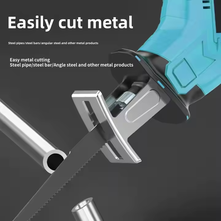 Аккумуляторная сабельная пила 18В для резки металла и дерева