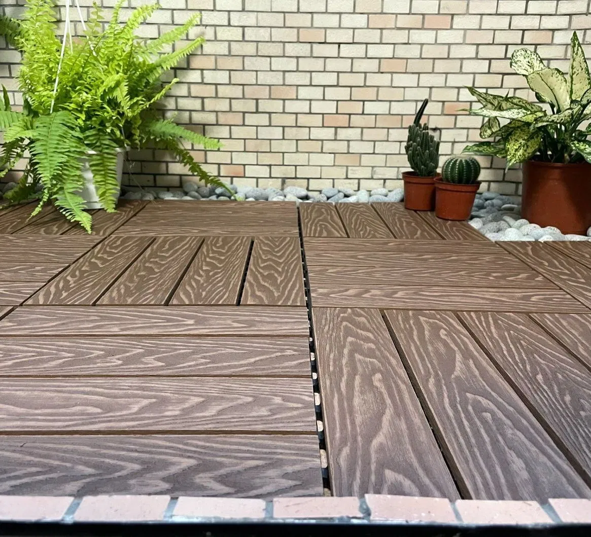 Composite Outdoor Decking/DIY Decking Tiles