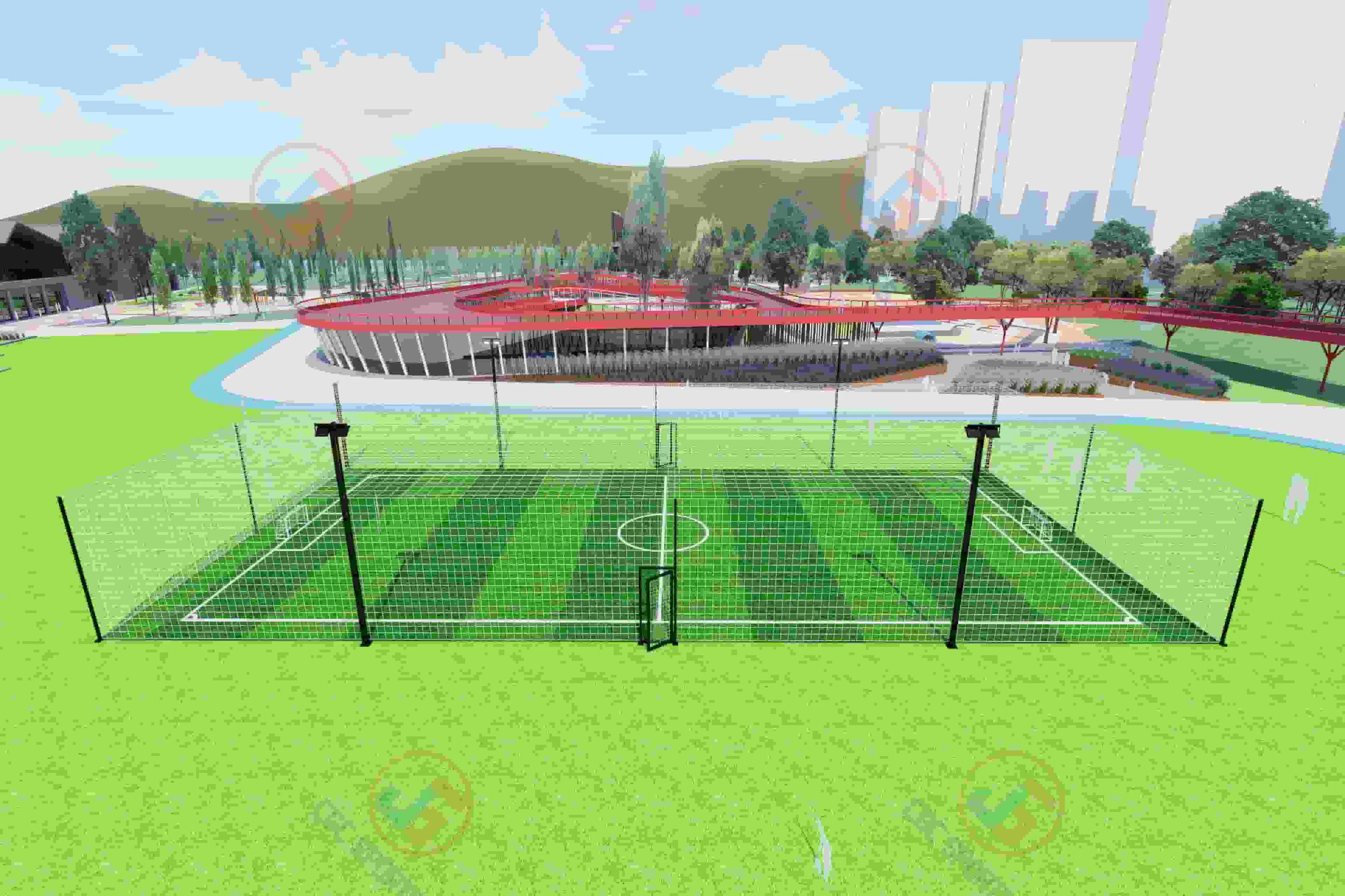 Reliable Chain Link Fence for Soccer and Sports Areas