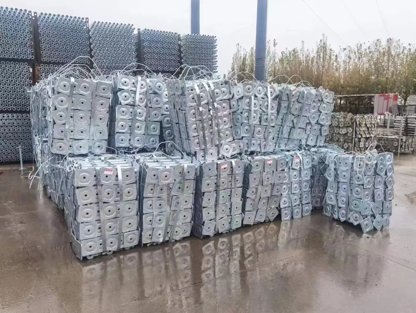 Scaffolding Jack Base and U-Head Casting Wing Nut