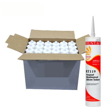 590ml Fire Retardant High Temperature Glue Fv-0 Grade Fireproof Silicone Sealant