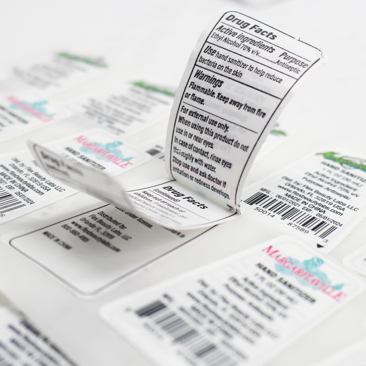 China Wholesale Double-Sided Printing Coated Pet BOPP Adhesive Material Label Sticker Jumbo Roll