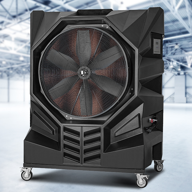 300L Large Water Tank 40, 000CMH Airflow 1.1kw Power Portable Evaporative Air Cooler with Continuously Variable Fan Speeds