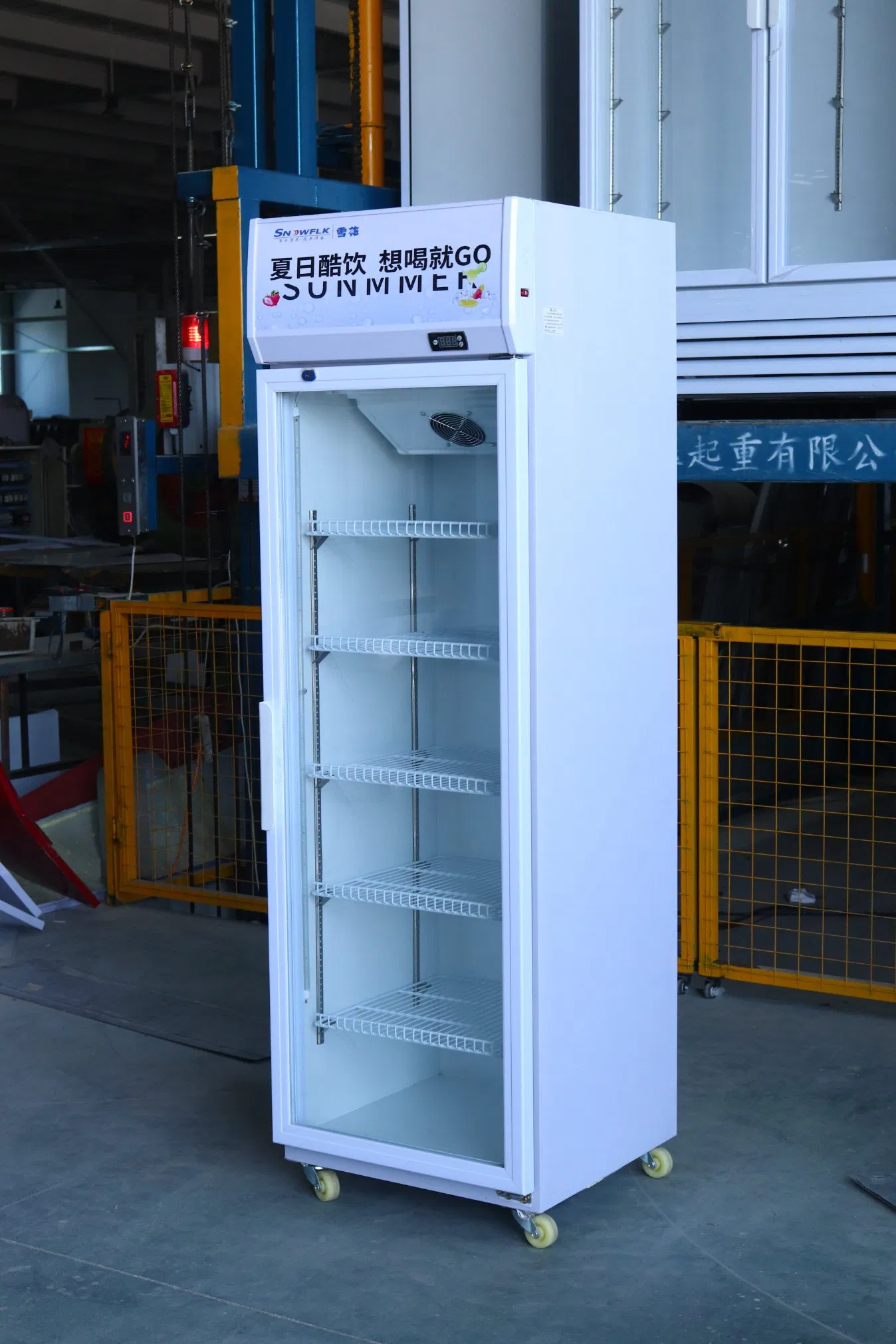 Commercial Vertical Beverage Refrigerator Cold Drink Refrigerator Display Chiller