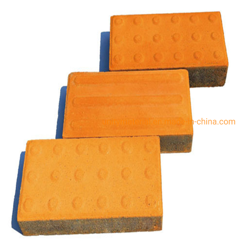 Paving Square Bricks, Grass Planting Clay Brick Paver for Outdoor Project Square Sidewalk Street Guiding Blind Road Sintered Garden Floor Wall Building Cladding