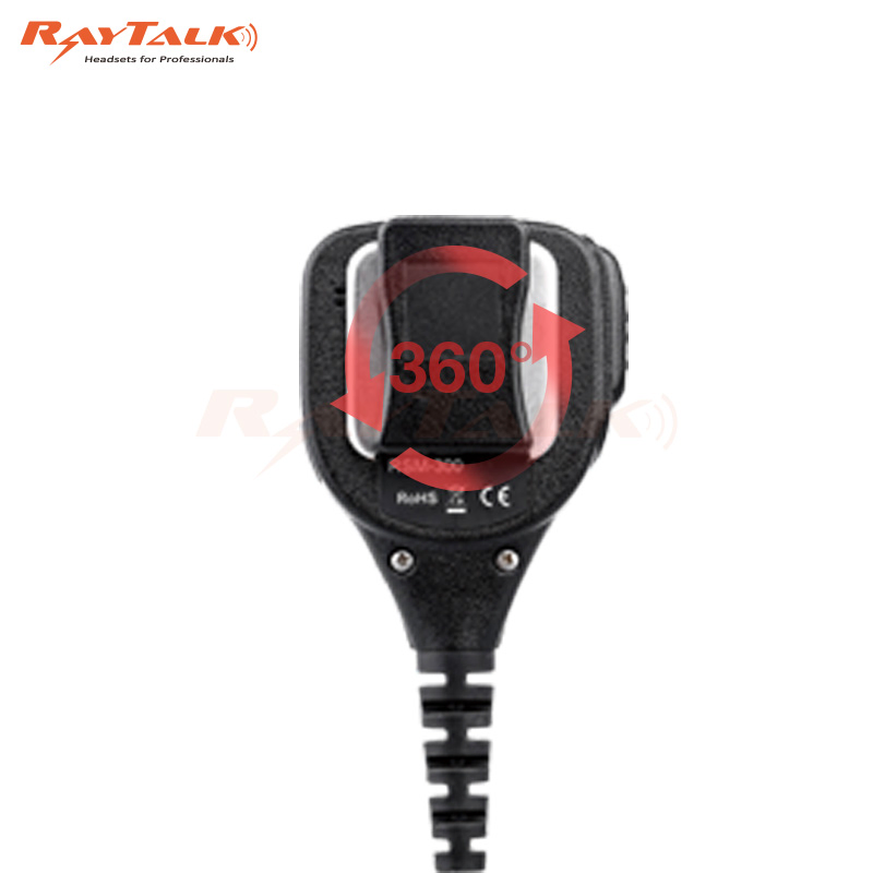 Rugged Wireless Speaker Microphone for Motorola Dp3400/P8268 - IP54 Waterproof & Clear Audio