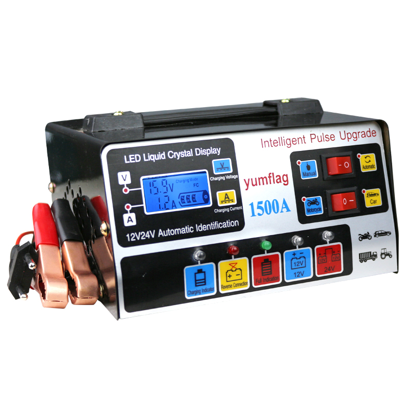 12V/24V General-Purpose Automotive and Motorcycle Lead-Acid Battery Dedicated Intelligent Repair Charger