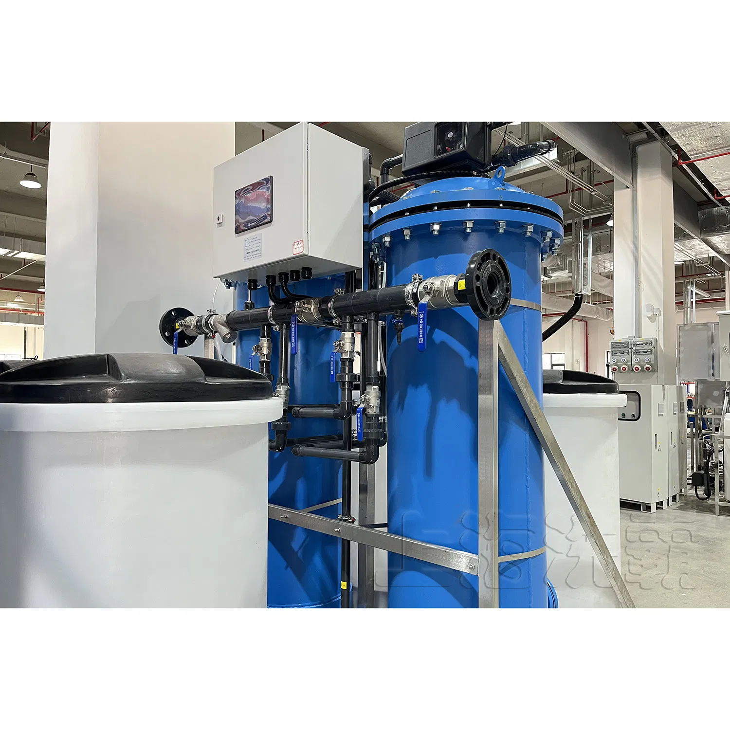 HVAC-Specific Dual-Valve Water Softener Unit