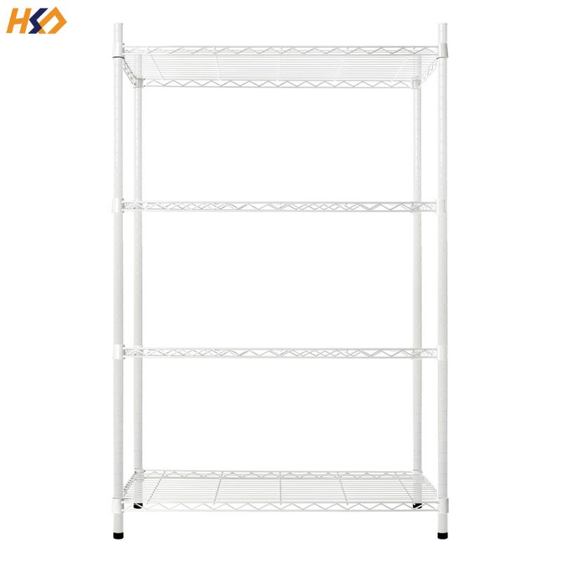 Металлическая стеллажная полка 4-х уровневая