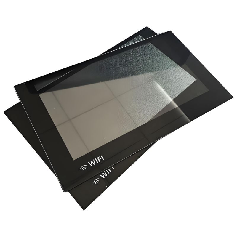 Customized Display Silk Screen Printing Tempered Glass for Touch Panels with CE