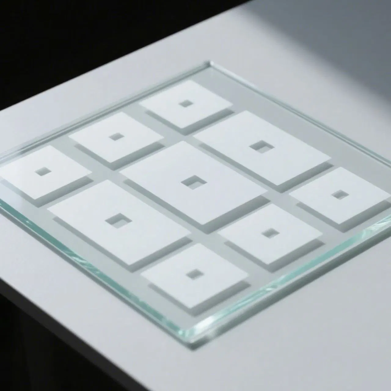 Stylish Patterned Silk Screen Glass Solutions with Smooth Edge Suitable for Furniture Surfaces & Residential Entry Doors