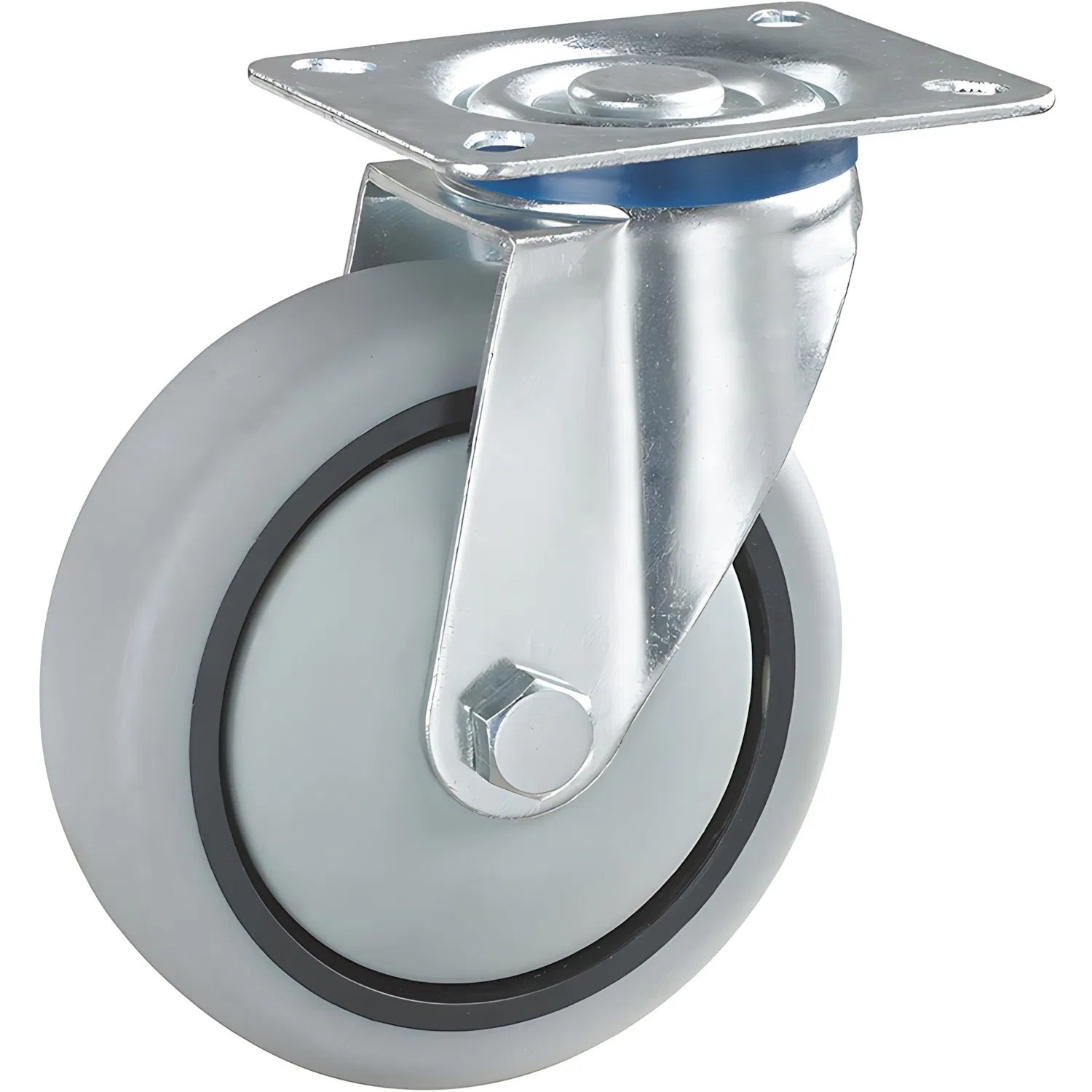 Swivel TPR Caster W/PP Core & Roller Bearing, a-E03#