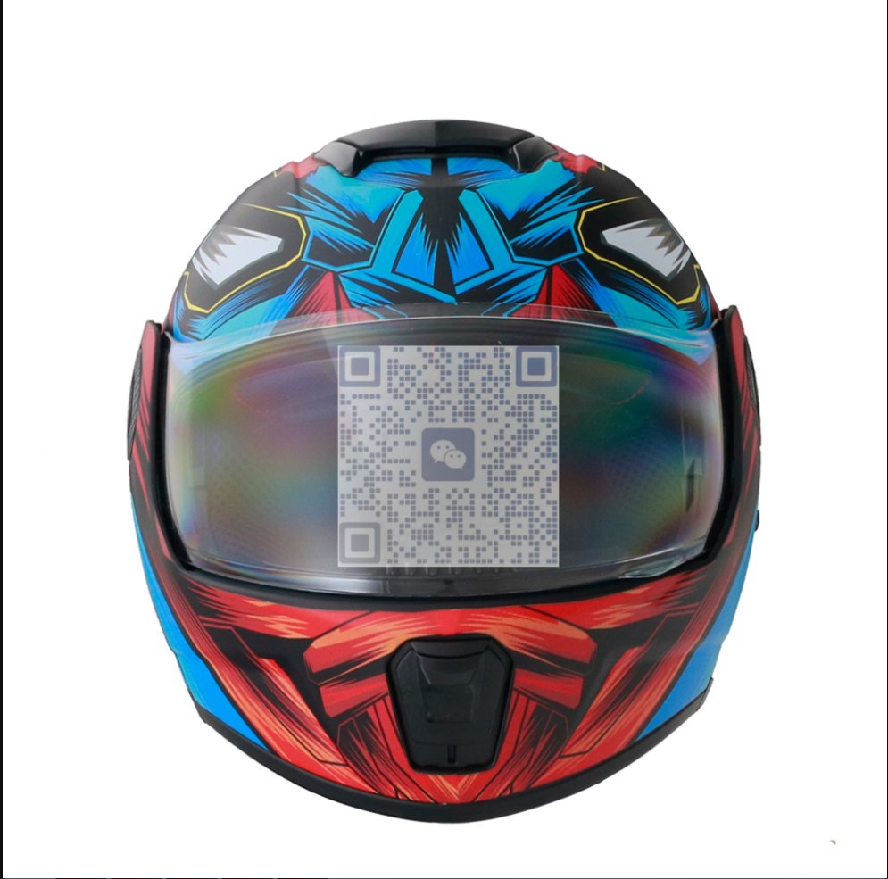 LED Flip-Up Motorcycle Helmet with OEM Motor