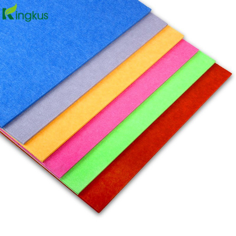 Fire Resistant Polyester Fiber Acoustic Panel / Ceiling Panel