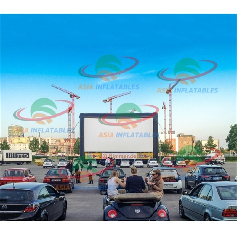 Outdoor Drive in Theater Inflatable Projector Screen Cinema Inflatable Movie Screen