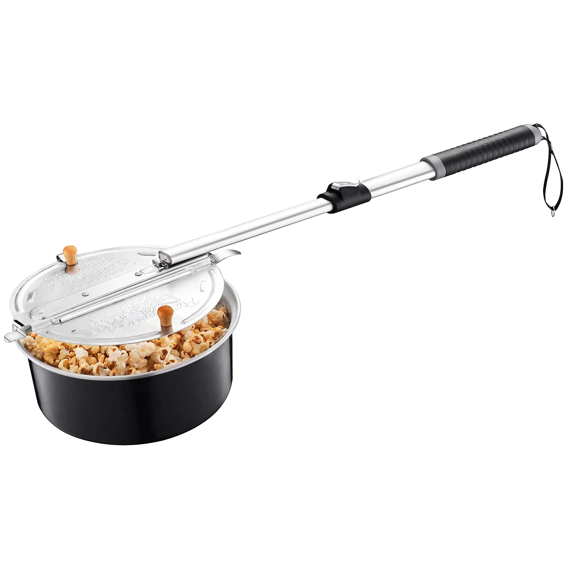 Outdoor Camping Aluminum Shaking Popcorn Popper