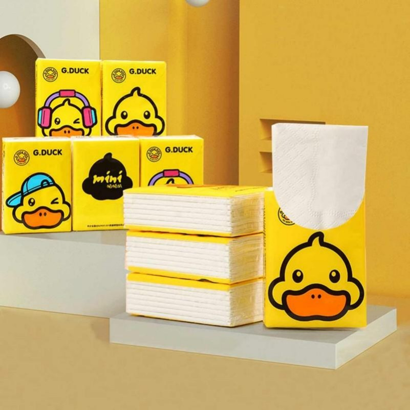 Facial Tissue Factory Direct Ultra Soft Virgin Pulp Facial Tissue 3 Ply Pocket Tissue for Home and Travel