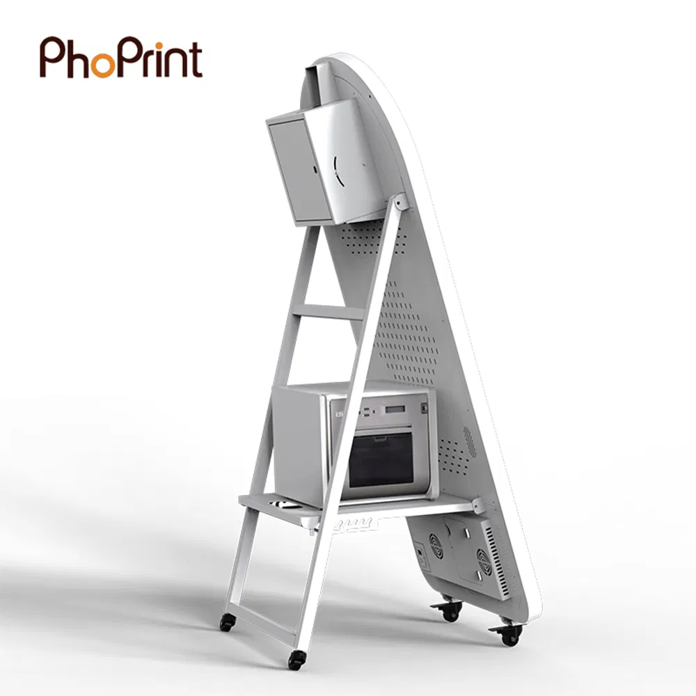 Magic Mirror Photo Booth with Printer Camera Mirror Photobooth Machine for Party Events Selfie Photo Mirror Booth