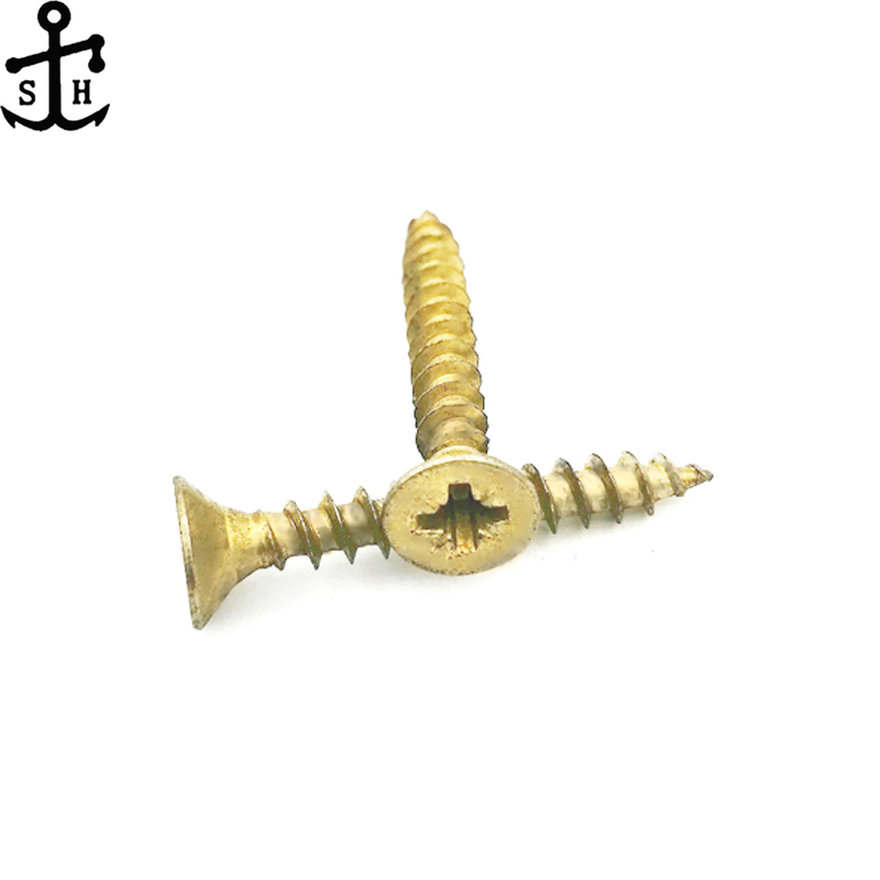 DIN 7997 Pozi Driver Metal Brass Flat Head Custom Self Tapping Lag Wood Screws Chinese
