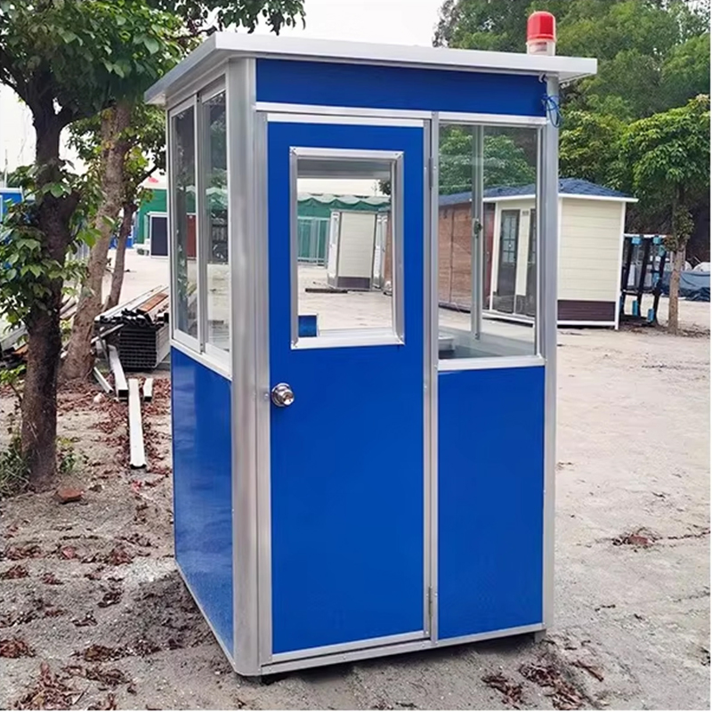 China Mobile Steel Security Easy Assembly Prefab Mobile Guard Booth Portable