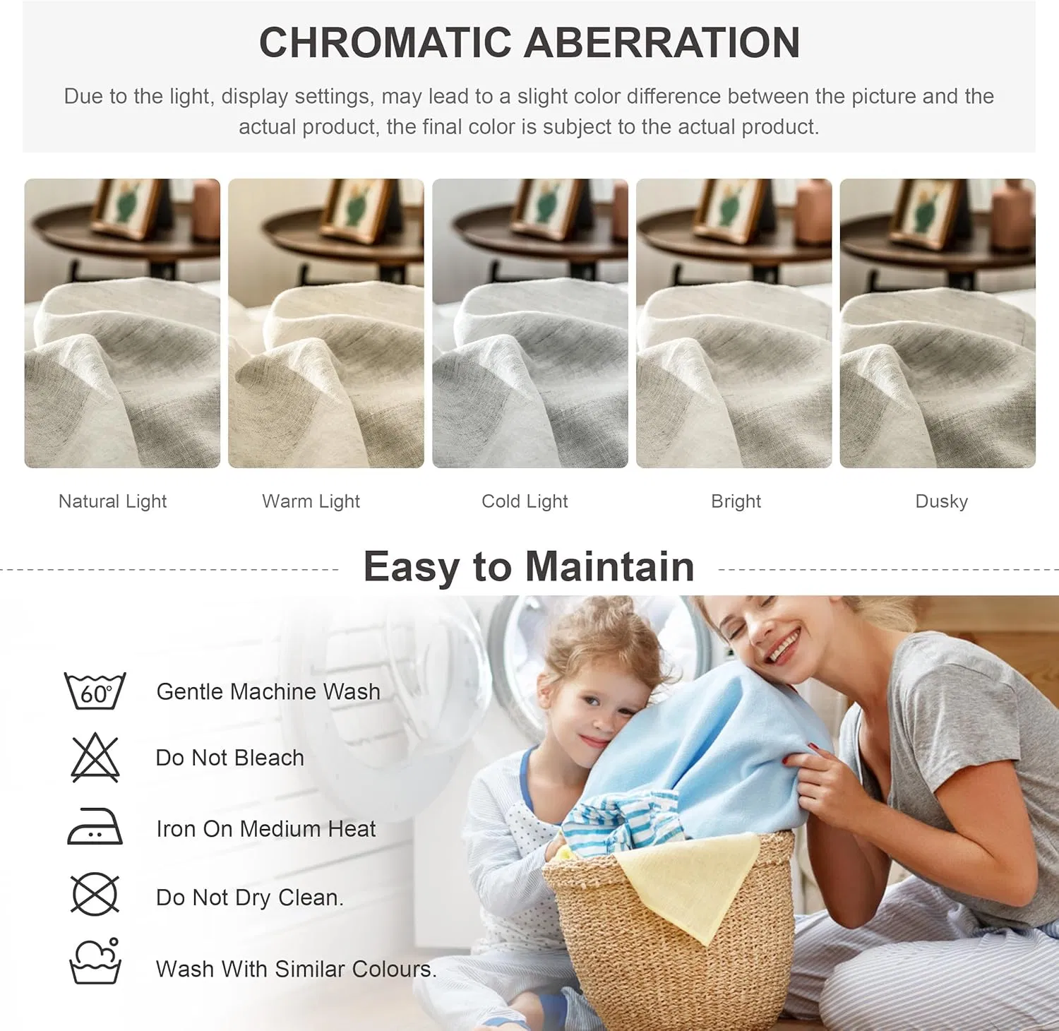 Комплект постельного белья из дышащего хлопка